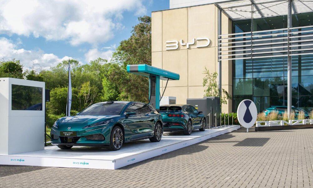 BYD Böyük Britaniyada 100 min EV satışına çatdı, 300 şarj nöqtəsi qurur - chinacar.az