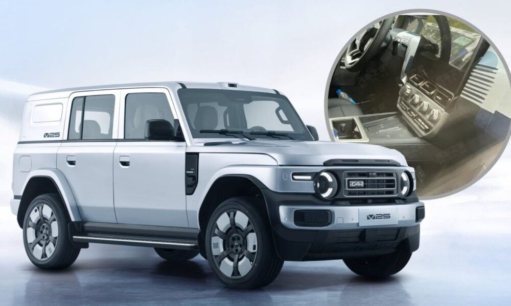 Chery iCaur V25 krossoverinin salonu ilk dəfə nümayiş olundu - chinacar.az