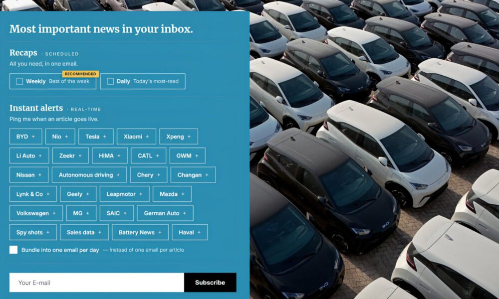CarNewsChina-dan ağıllı bülleten: fərdiləşdirilmiş avtomobil xəbərləri - chinacar.az