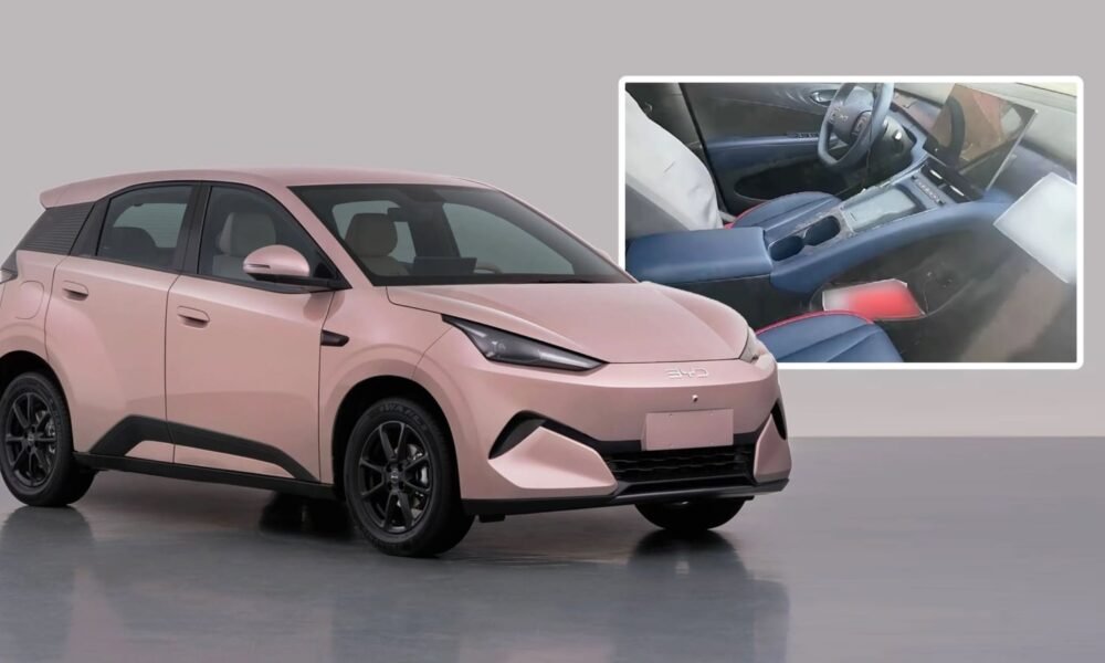 Yeni BYD Seagull-un interyeri geniş ekranla nümayiş olundu - chinacar.az