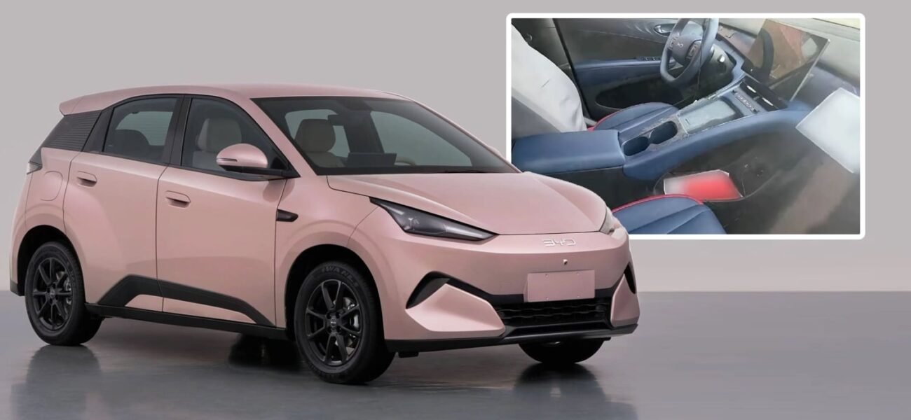 Yeni BYD Seagull-un interyeri geniş ekranla nümayiş olundu - chinacar.az