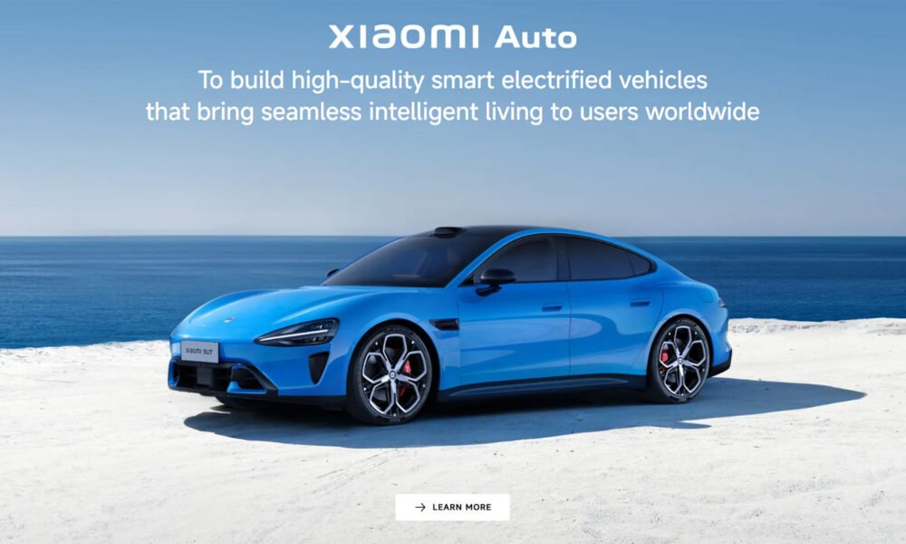 Xiaomi Auto Avropaya giriş üçün qlobal sayt açdı - chinacar.az