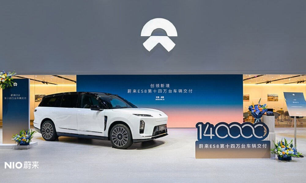 Nio ES8 tədarükü 140,000-ə çatdı: 30 gündə 10,000 - chinacar.az