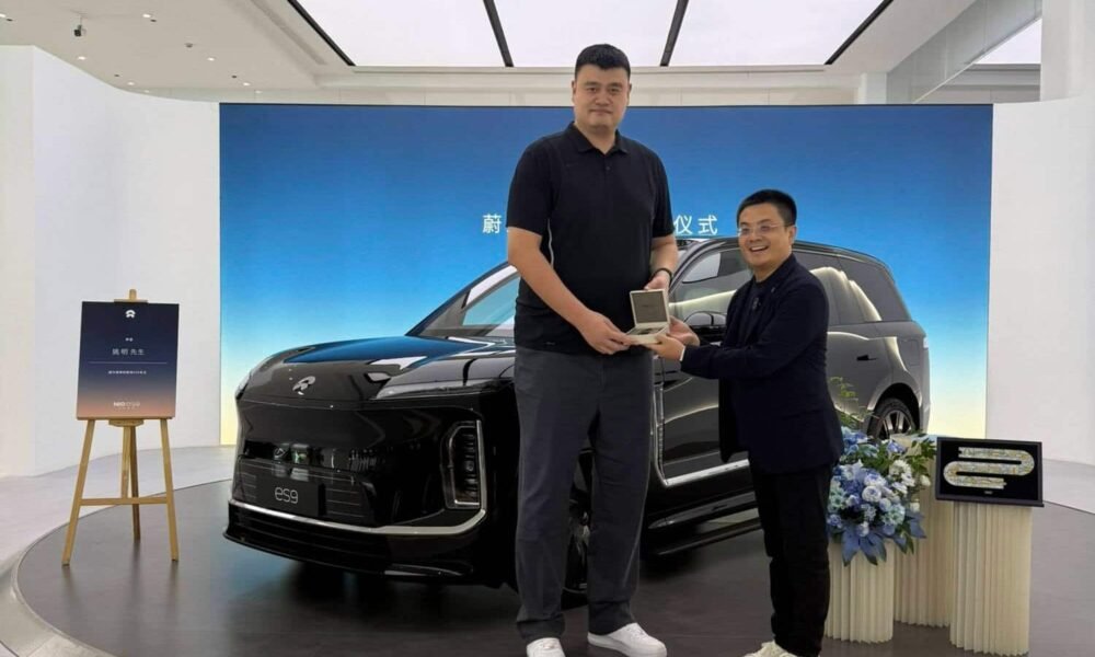 Basketbol ulduzu Yao Ming Nio ES9 modelini təslim aldı - chinacar.az