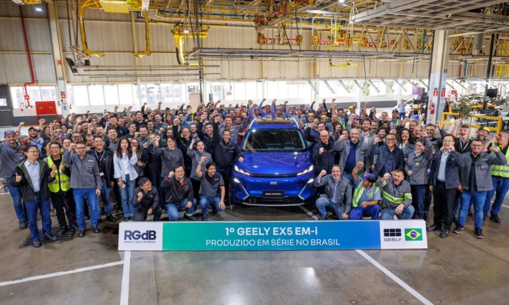 Geely EX5 EM-i Braziliyada rəsmi istehsala başladı - chinacar.az