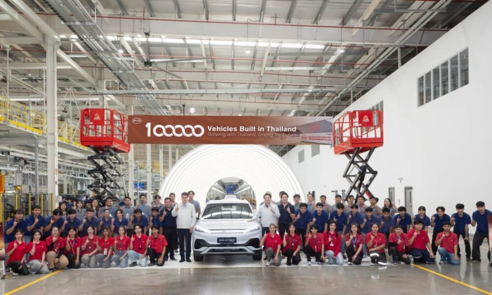 BYD Tayland zavodunda 100 minlik istehsal mərhələsi - chinacar.az