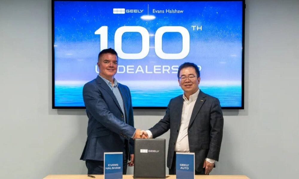 Geely Böyük Britaniyada 100-cü satış məntəqəsini açdı - chinacar.az