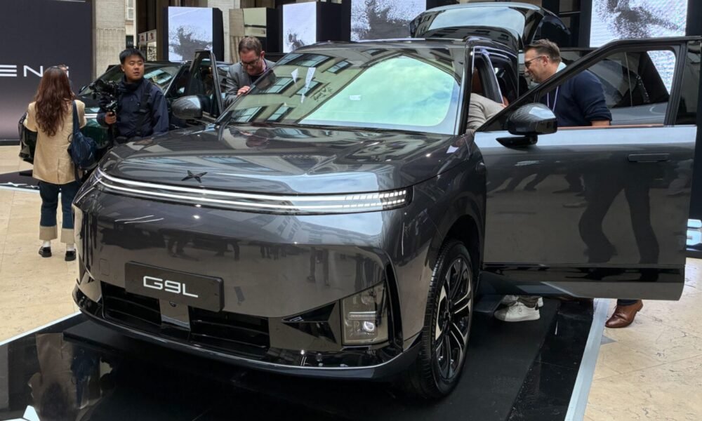 Xpeng G9L elektrikli krossover Avropada 83,850 dollar - chinacar.az
